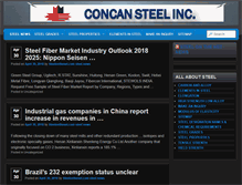 Tablet Screenshot of concansteel.com